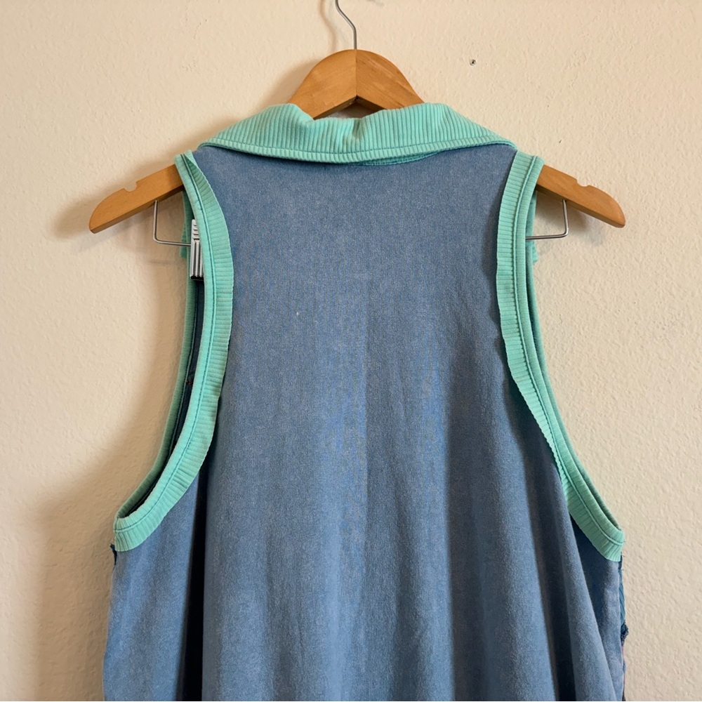 Oli & Hali Blue Washed Sleeveless Maxi Dress - Picture 11 of 16